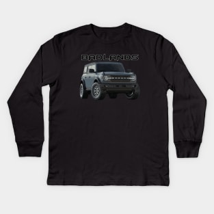 Area 51 Ford Bronco Badlands SUV Kids Long Sleeve T-Shirt